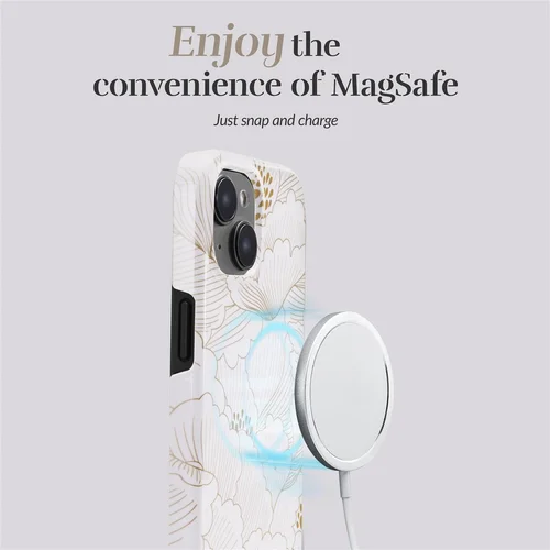 MIO White Roses MagSafe iPhone 16 Pro dėklas image 3