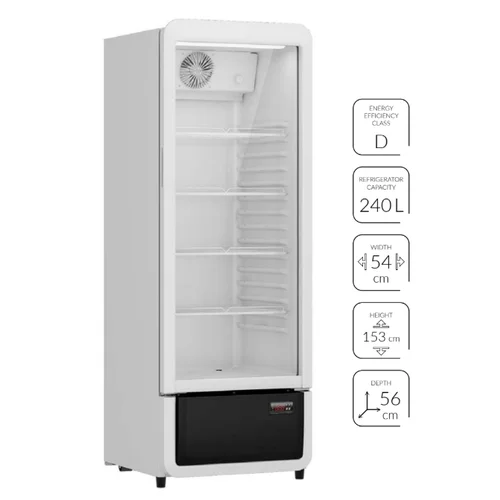 MPM MPM-240-VT-22 šaldytuvas-vitrina image 2