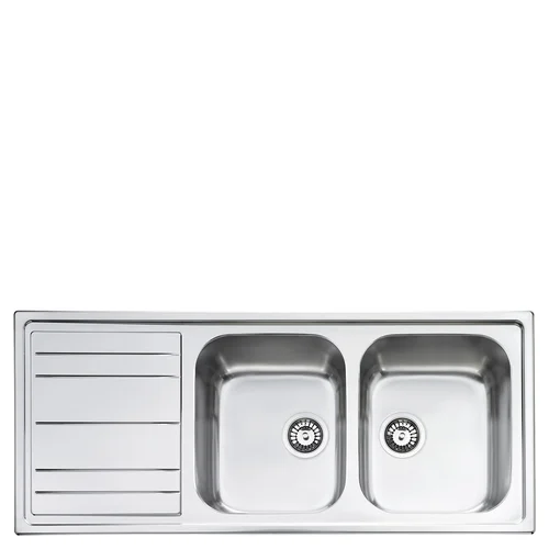 SMEG LPR116 Aurora Nerūdijančio plieno plautuvė image 2