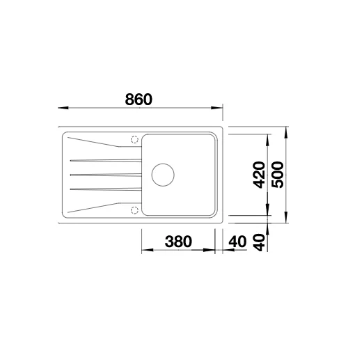Blanco SONA 5 S, 519678, tartufo plautuvė image 3