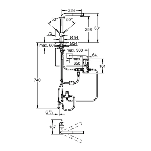 Grohe Minta Touch 31360DC1 (nerūdijantis plienas) image 3