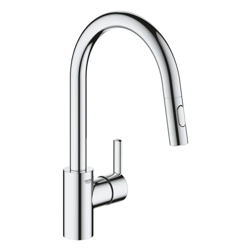GROHE QuickFix Feel plautuvės maišytuvas su ištraukiamu dušeliu, chromas, 31486001 image 2