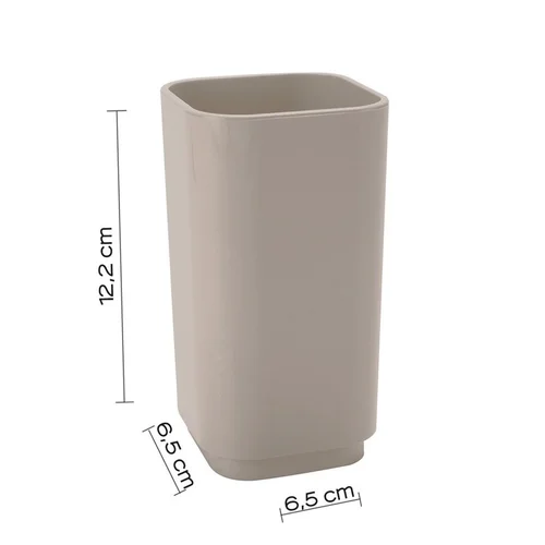 Dantų šepetėlių stiklinė GEDY SEVENTY 6398-66, ruda image 2