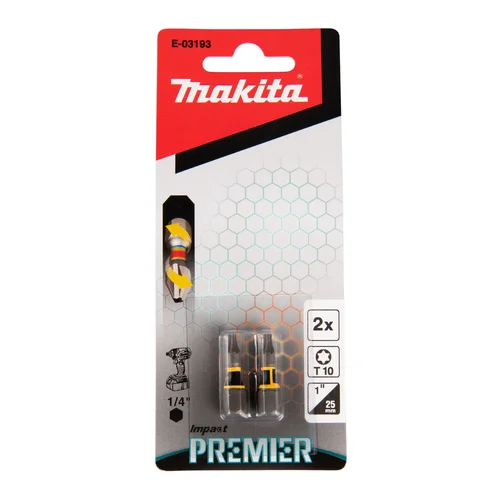 Makita E-03193 T10-25mm C-form, 2vnt. Impact Premier image 3