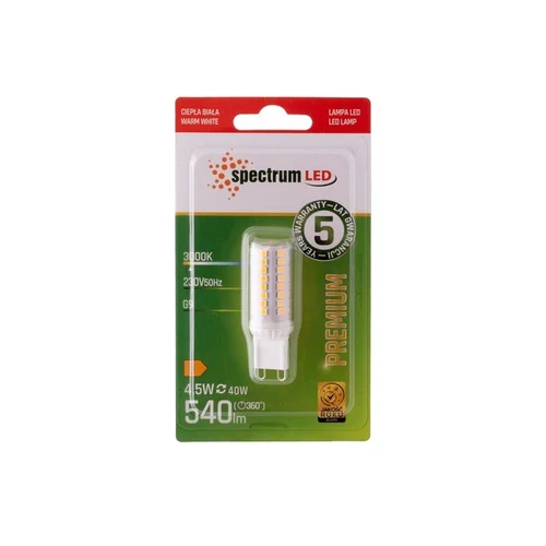 Spectrum LEMPUTĖ LED G9 4.5W 830 510LM image 3