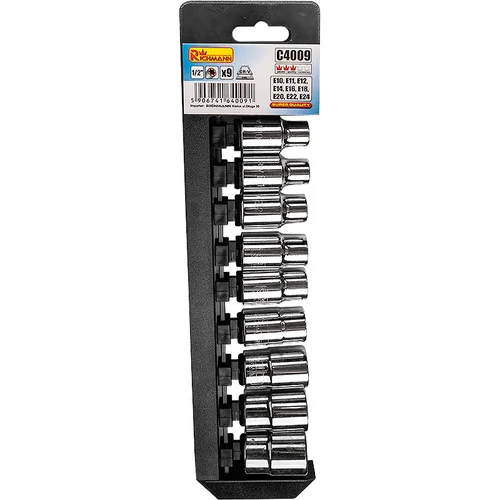 Richmann Galvučių rinkinys TORX 1/2 E10-E24 image 1