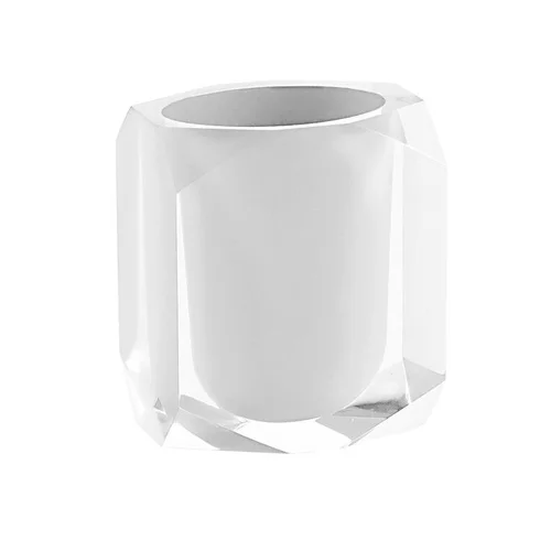 GEDY CHANELLE CH98- 02 Dantų šepetėlių stiklinė, Balta image 1
