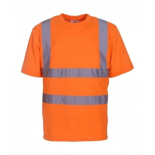 Gero matomumo YOKO HVJ410 darbo marškinėliai trumpomis rankovėmis - S, Fluo Orange image 1