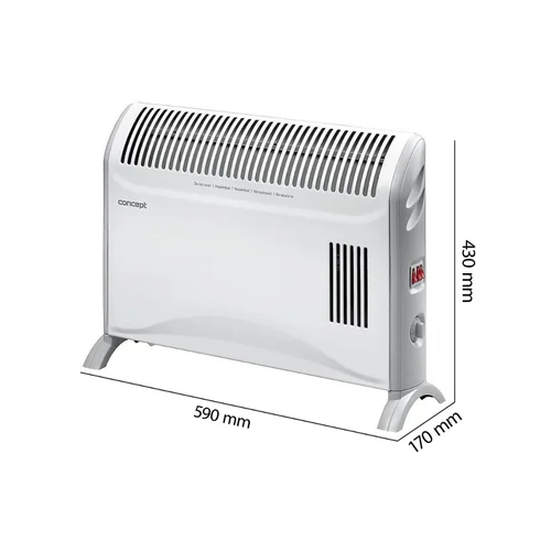 Concept KS3007 Elektrinis konvektorinis šildytuvas su ventiliatoriumi image 2