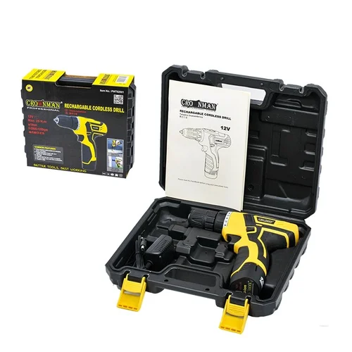 Crownman PWT02001 12V 1500MAH Akumuliatorinis suktuvas-gręžtuvas image 2