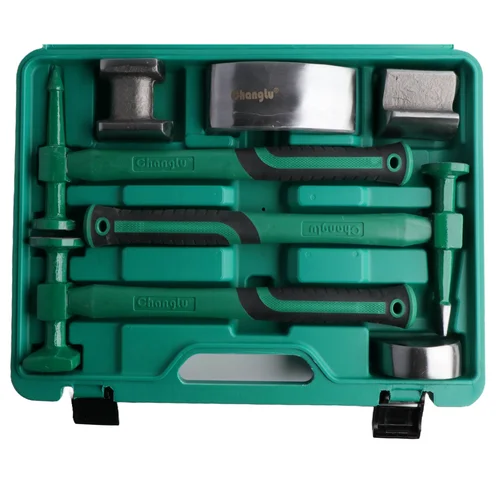 CHANGLU TOOLS Plaktukų ir priekalų rinkinys kėbulo darbams 7 vnt. image 2