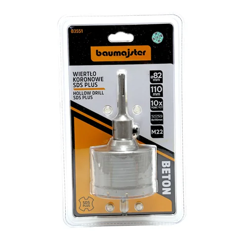 Baumajster gręžimo karūna SDS+ 82 mm image 3