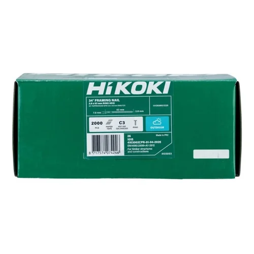HiKOKI VGRCC HDG rifliuotos vinys 2,8 × 63 mm, 2000 vnt. image 3
