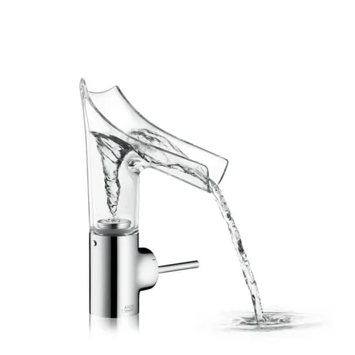 Hansgrohe Axor Starck V 140 praustuvo maišytuvas - Braižytos bronzos image 2