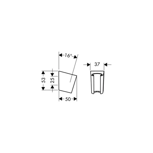 Hansgrohe Porter S 28331340 šlifuotas juodas chromas image 2