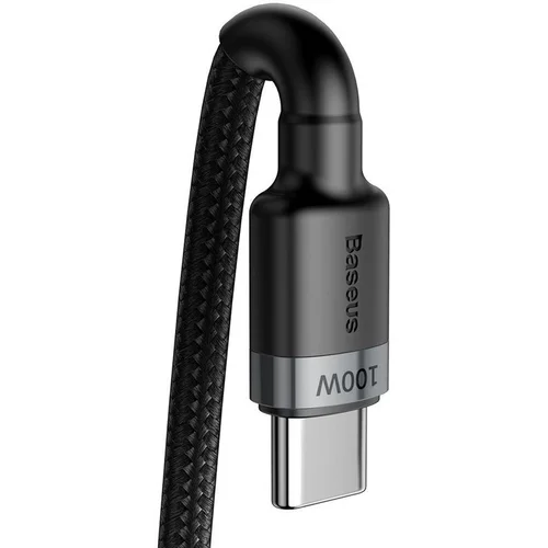 BASEUS USB Type-C Kabelis M–M 2 m Juodas image 2