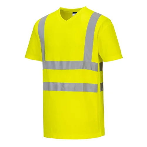 PORTWEST S179 V kaklo marškinėliai su tinkliniais įsiuvais XXXL Oranžinė image 3
