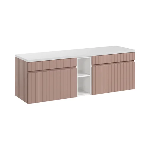 COMAD vonios baldų komplektas SET-ICR B 140 cm 81-01 WHITE image 1
