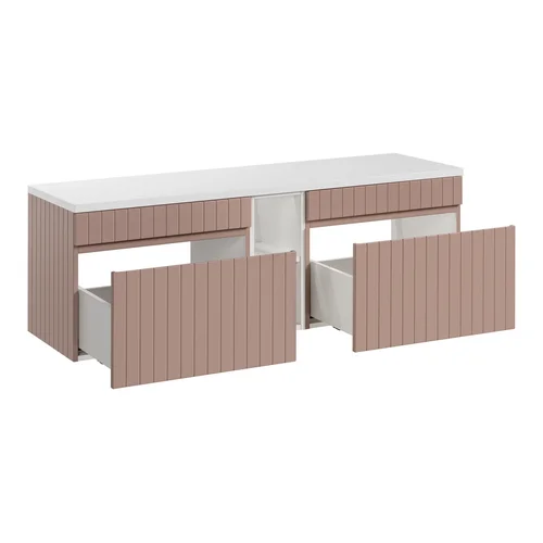COMAD vonios baldų komplektas SET-ICR B 140 cm 81-01 WHITE image 2