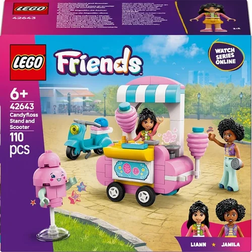 LEGO® Friends Candyfloss Stand and Scooter 42643, 110 vnt. image 1
