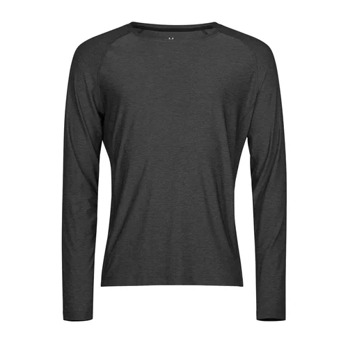 Vyriški Tee Jays 7022 ilgomis rankovėmis marškinėliai, Black Melange, M image 3