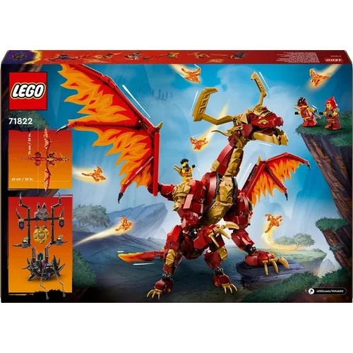 Konstruktorius LEGO® Ninjago Judėjimo Šaltinio drakonė 71822 image 2
