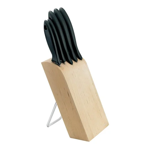Fiskars Essential Peilių komplektas su stovu, 5 vnt image 1