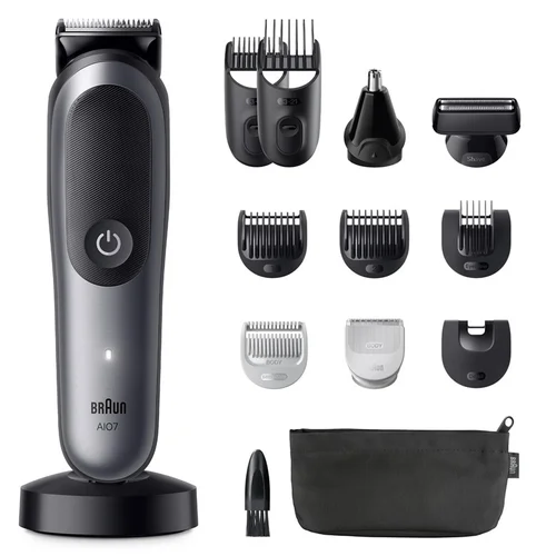 Braun 7 AIO7560 Juodas daugiafunkcis kūno ir veido skustuvas image 3