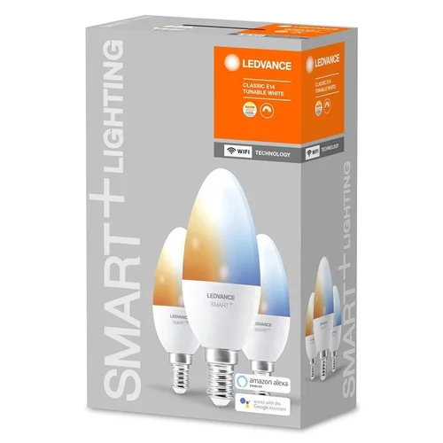 Ledvance Išmanioji LED lempa SMART WIFI, B38, 5W, E14, 470 lm, TWX3VNT image 3