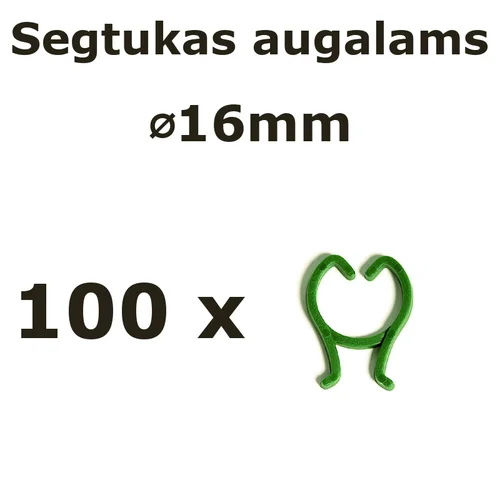 Nicoli 16mm segtukai augalams, 100vnt. image 1