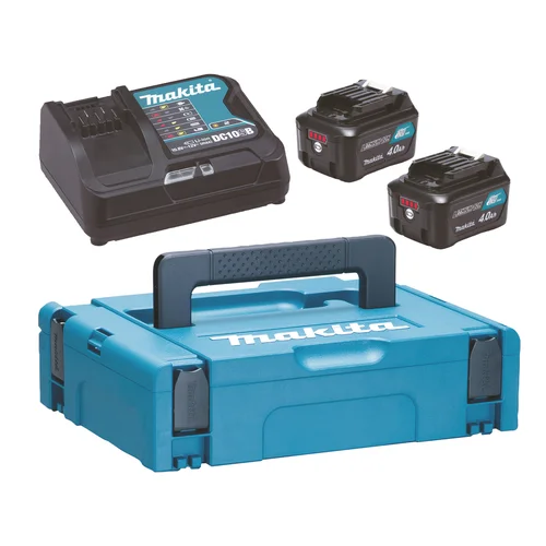 Makita 197641-2 akumuliatorių ir kroviklio komplektas, 12 V, 4,0 Ah image 1