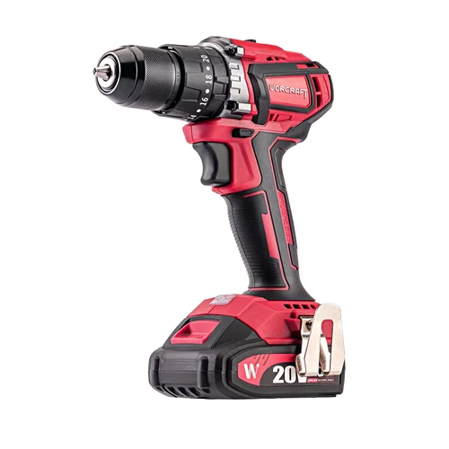 WORCRAFT CHD-S20LiB 20V LI-ION Belaidis suktuvas-gręžtuvas, 2x2.0Ah image 1