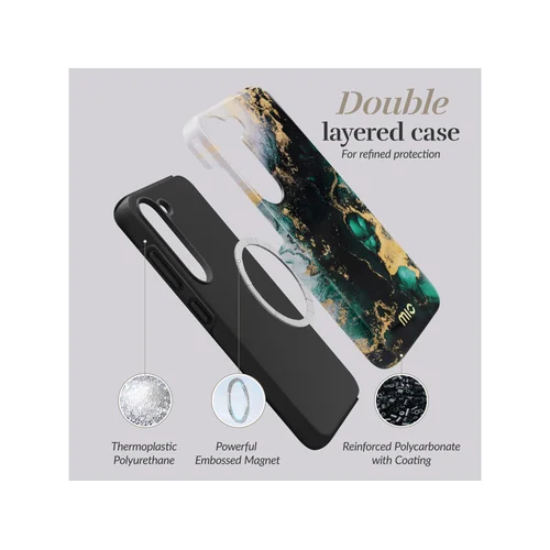 MIO Green Marble MagSafe Dėklas Samsung A55 5G image 1
