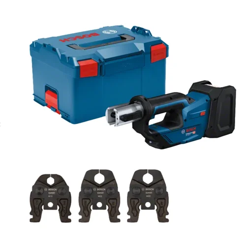 Bosch GPT 18V-19 Solo, Kit M-15/22/28 akumuliatorinis presavimo įrankis image 1