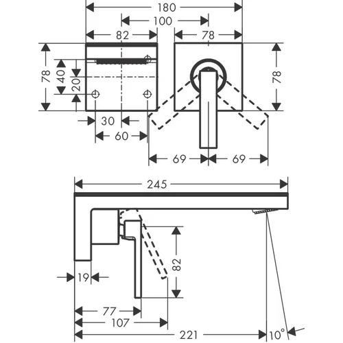 Hansgrohe AXOR MyEdition 47060000 Chrom image 2