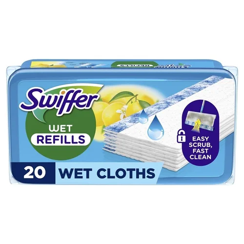 Swiffer Sweeper Moist Grindų Šluostės, 20 vnt image 1