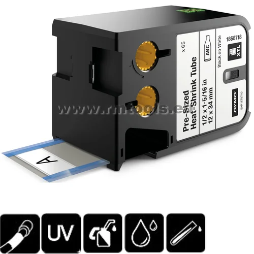 DYMO XTL šilumos susitraukiantys vamzdeliai 24 mm x 34 mm (60 vnt.) image 1