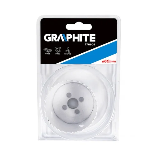GRAPHITE Bi-metalinė gręžimo karūnėlė 60 mm image 2