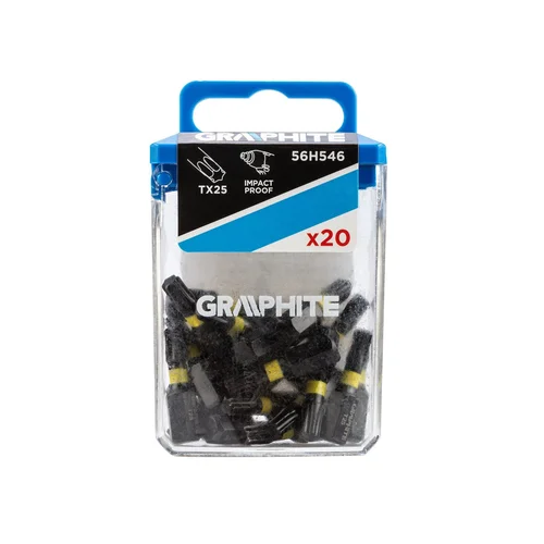 GRAPHITE Smūginiai antgaliai TX25 x 25 mm, 20 vnt. image 1