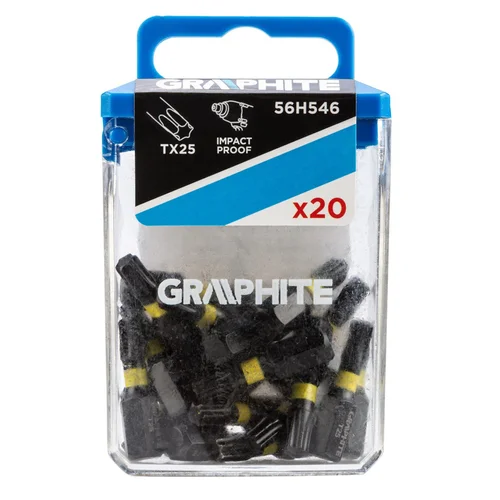 GRAPHITE Smūginiai antgaliai TX25 x 25 mm, 20 vnt. image 2