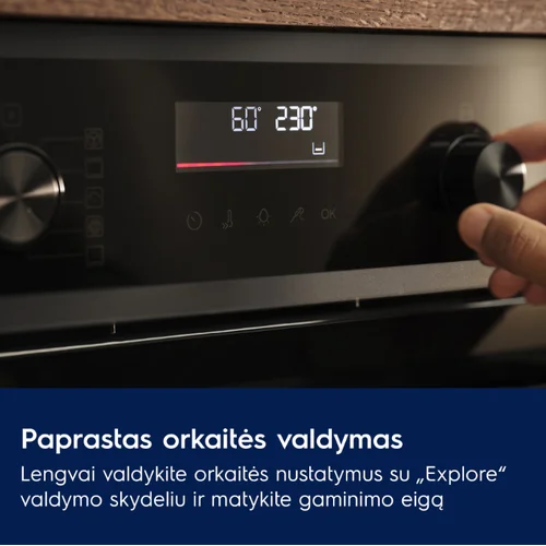Electrolux SurroundCook EOF6P76BZ įmontuojama orkaitė 60 cm Juoda image 2