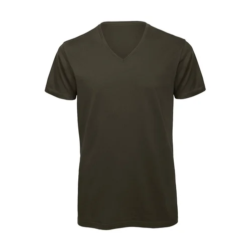 B&C TM044 Vyriški marškinėliai su V iškirpte XL Khaki Green image 3