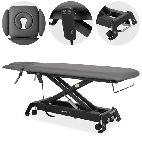 Habys Evero Cross X4 ERGO elektrinis masažo stalas, pilkas image 1