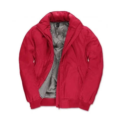 B&C JW962 moteriška vandeniui atspari striukė 2XL Red/Warm Grey image 1