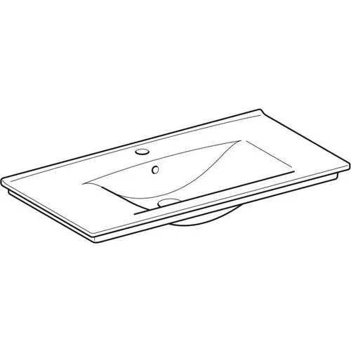Ifö Elegant 502.038.00.1 91x47 cm Praustuvas su daiktų laikymo paviršiumi image 2