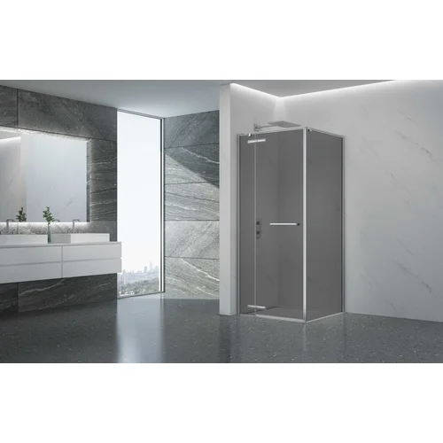 Dušo kabina PRESTIGE 120x90 chrom/pilka be pado image 3