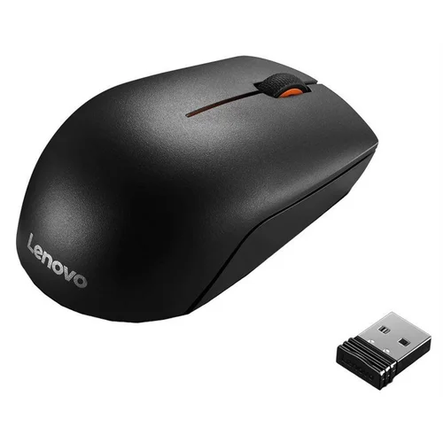 Lenovo 300 belaidė optinė pelė, Juoda image 1