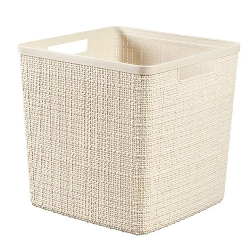 CURVER JUTE Daiktadėžė 17 l, Kreminė 28×28×27 cm image 1