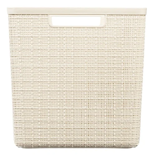 CURVER JUTE Daiktadėžė 17 l, Kreminė 28×28×27 cm image 2