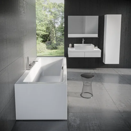 RAVAK MDF 160 Priekinė apdailos plokštė Balta image 2